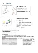 Summaries, Notes 'RSU Molekulārā un šūnu bioloģija 1. kolokvijam vajadzīgais konspekts', 1.