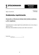 Practice Reports 'Prakses atkskaite lietvedībā Stockmann uzņēmumumā', 29.