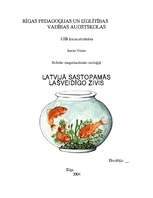 Research Papers 'Latvijā sastopamās lašveidīgo zivis', 1.