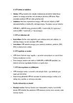 Summaries, Notes 'Adenozīntrifosforskābe (ATP) un tās loma vielmaiņā', 2.