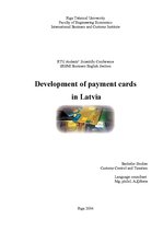 Research Papers 'Development of Payment Cards in Latvia', 2.