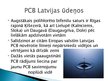 Presentations 'Noturīgās vidi piesārņojošās organiskās vielas Latvijas ūdeņu zivīs', 18.