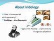 Presentations 'Iridology', 2.