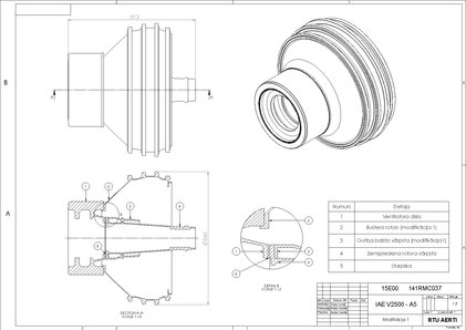 Term Papers 'Turboventilatora dzinēja "V2500" un "CMF56" ventilatora diska un bustera rotora ', 8.