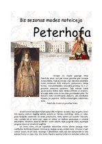 Essays 'Peterhofa', 1.