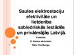 Research Papers 'Saules elektrostaciju efektivitāte un lietderība Latvijā', 31.