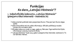 Presentations 'Izdevums "Latvijas Vēstnesis"', 4.