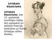 Presentations 'Klasicisms', 6.