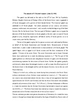 Essays 'The Analysis of V.Molotov's Speech (June 22, 1941)', 1.
