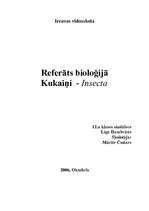 Research Papers 'Kukaiņi - Insecta', 1.