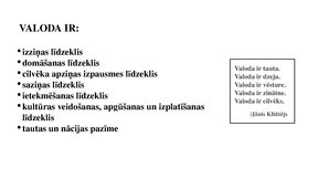 Presentations 'Valodas funkcijas', 2.