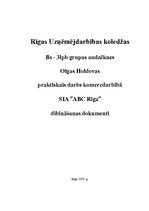 Research Papers 'SIA "ABC Rīga" dibināšanas dokumenti', 1.