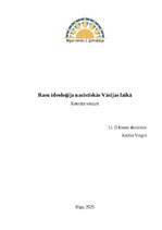 Research Papers 'Rasu ideoloģija nacistiskās Vācijas laikā', 1.