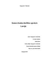 Research Papers 'Komercbanku darbības apraksts Latvijā', 1.