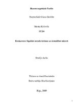 Research Papers 'Konkurence Siguldas novada tūrisma un viesmīlības sektorā', 1.