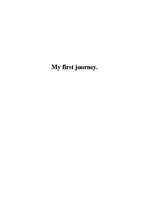 Essays 'My First Journey', 1.