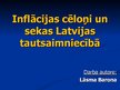 Presentations 'Inflācijas cēloņi un sekas Latvijas tautsaimniecībā', 1.