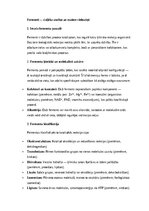 Summaries, Notes 'Fermenti — dziļāka analīze un nozīme vielmaiņā', 1.