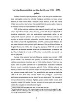 Research Papers 'Latvijas Komunistiskās partijas darbība Latvijā no 1945. līdz 1991.gadam', 4.