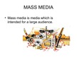 Presentations 'Mass Media', 3.