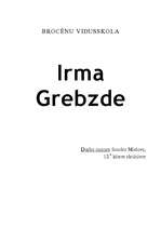 Research Papers 'Irma Grebzde', 1.