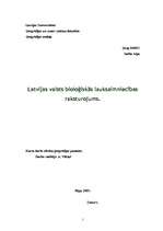 Research Papers 'Latvijas valsts bioloģiskās lauksaimniecības raksturojums', 1.