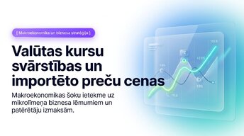 Presentations 'Valūtas kursu svārstības un importēto preču cenas', 1.