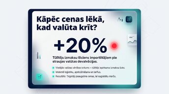 Presentations 'Valūtas kursu svārstības un importēto preču cenas', 2.