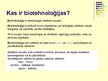 Presentations 'Biotehnoloģija, tā aspekti Latvijā', 2.