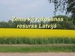 Presentations 'Zeme kā ražošanas resurss Latvijā', 1.