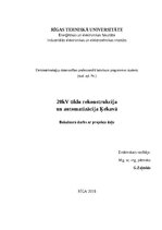 Term Papers '20kV tīklu rekonstrukcija un automatizācija Ķekavā', 1.