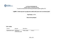 Summaries, Notes 'Dienas izvērsts plānojums', 1.