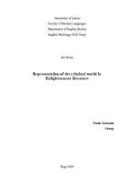 Essays 'Representation of the Criminal World in Enlightenment Literature', 1.