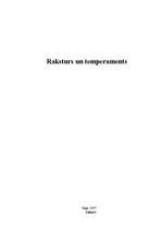 Research Papers 'Raksturs un temperaments', 1.