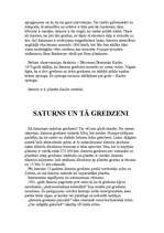 Summaries, Notes 'Saturns', 3.