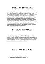 Summaries, Notes 'Saturns', 5.