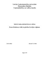 Research Papers 'Zemes lietošanas veidi, to platības Latvijas reģionos', 1.
