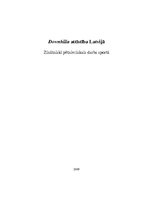 Research Papers 'Dovnhila attīstība Latvijā', 1.
