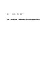 Business Plans 'Biznesa plāns SIA “Tactile book” - auduma grāmatas bērnu attistībai', 1.