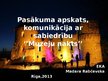 Presentations 'Muzeju nakts apskats, komunikācija ar sabiedrību', 1.