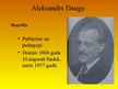 Presentations 'Aleksandrs Dauge', 2.