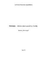 Research Papers 'Politoloģija - zinātnes nozare pasaulē un Latvijā', 1.