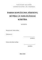 Research Papers 'Darba koplīguma jēdziens, būtība un noslēgšanas kārtība', 1.