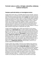 Summaries, Notes 'Feniķiešu vēsture, kultūra, mitoloģija, sabiedrība un kultūras mantojums', 1.