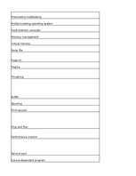 Summaries, Notes 'Discovering computers - system software - glossary', 2.