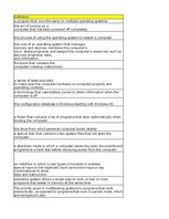 Summaries, Notes 'Discovering computers - system software - glossary', 4.