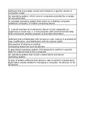 Summaries, Notes 'Discovering computers - system software - glossary', 6.