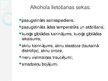 Presentations 'Alkohola ietekme uz cilvēka organismu', 9.