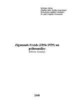 Research Papers 'Zigmunds Freids un psihoanalīze', 1.