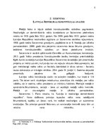 Summaries, Notes 'Latvijas un ārvalstu konstitūcija', 5.